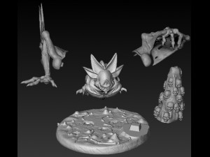 camazotz 3D 프린트 모델