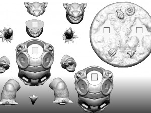 blastoise 3D Baskı Modeli
