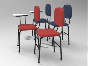 student chair 3D Модель