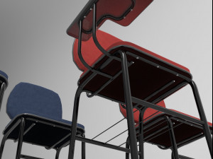student chair 3D Модель