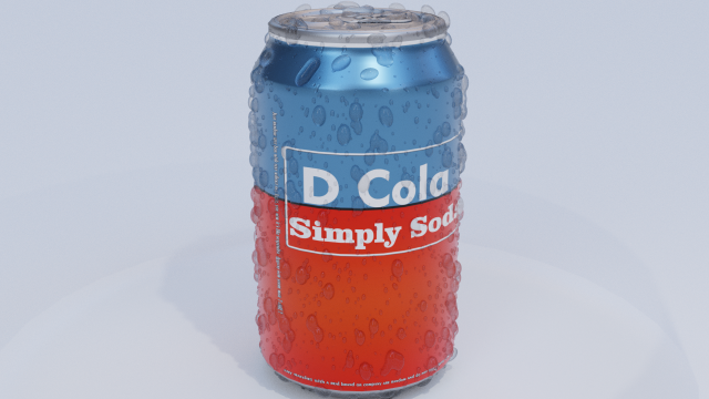 can soda Modelo 3D .c4d .max .obj .3ds .fbx .stl .blend 