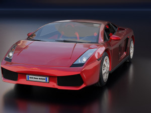 sport car 3D-Modell