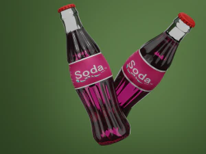 一瓶苏打水 3D 模型