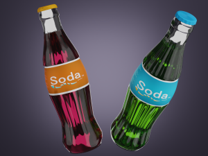 Bottle of Soda 3D मॉडल