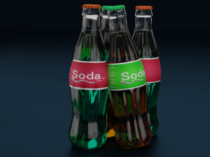Bottle of Soda 3D मॉडल