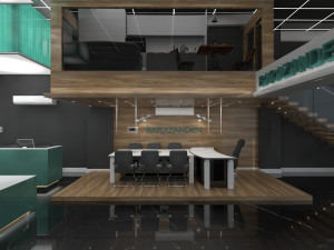 interior design of store 3D Model