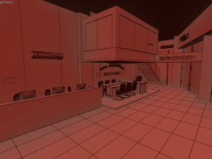 interior design of store 3D Model