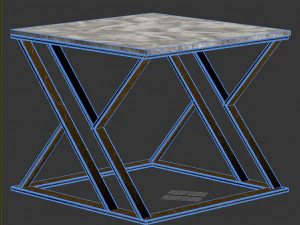 golden table lamps 3D Model