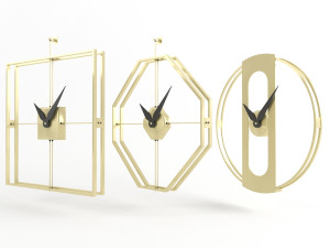 wal clock Modelo 3D