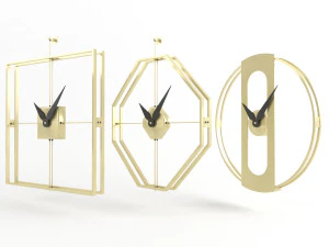 掛け時計 3Dモデル