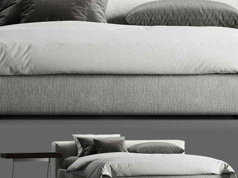 Modern bed 01 3Dモデル