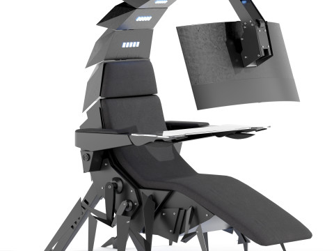 Gaming seat Low-poly 3D 模型