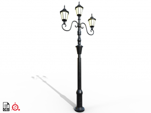 street lamp collection 3Dモデル
