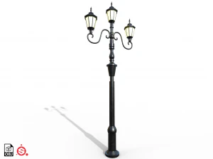street lamp collection 3D Model