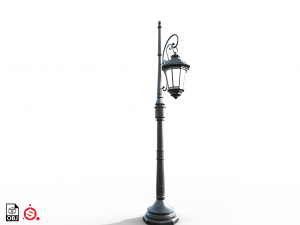 street lamp collection 3Dモデル