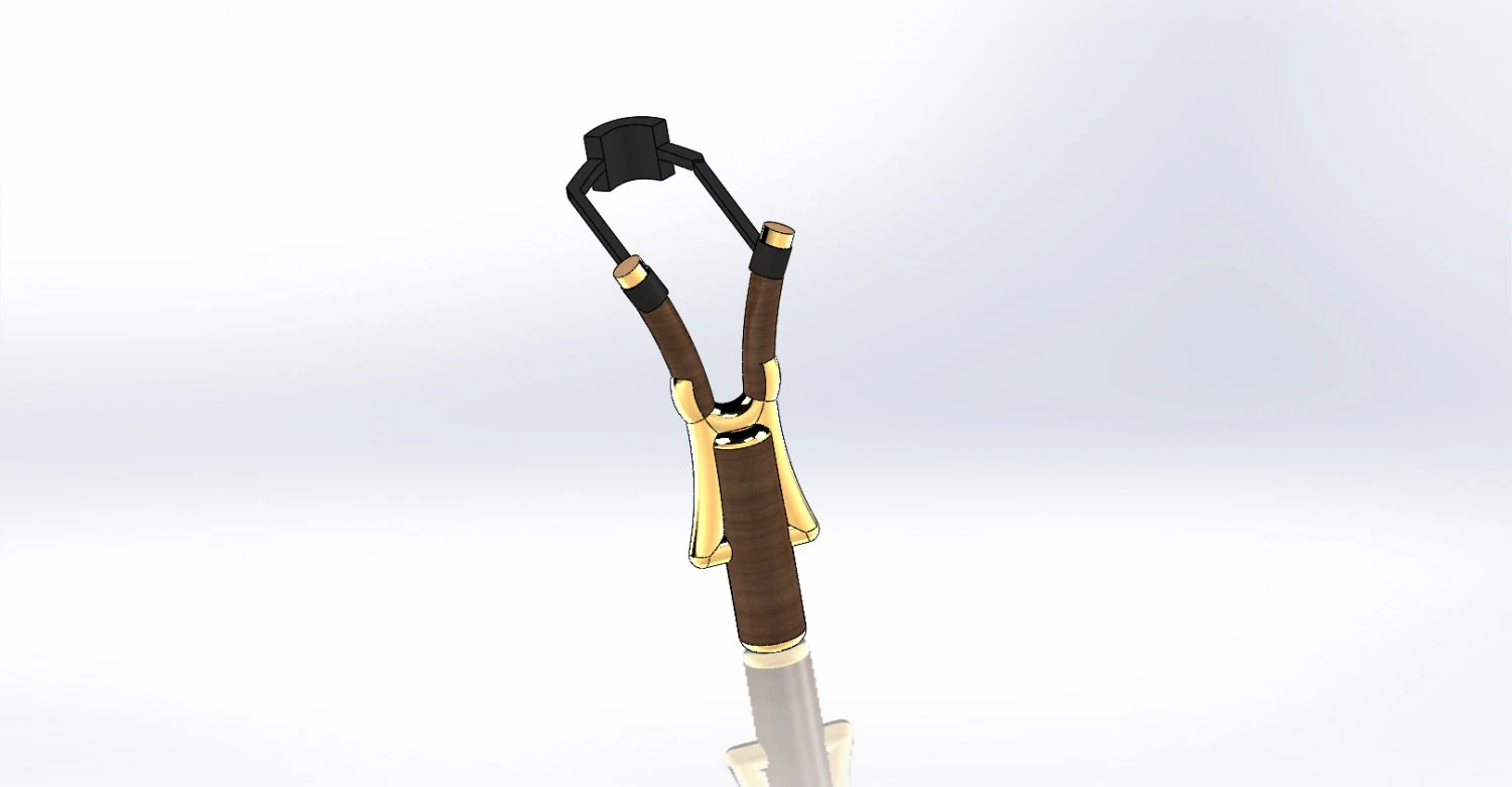 hand catapult 3D Model .c4d .max .obj .3ds .fbx .stl .blend 
