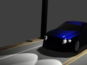 bentley kontinental 2015 dengan semua lingkungan lengkap dengan bahan ringan dll Model 3D