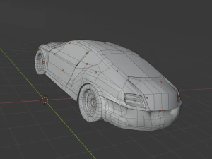 bentley continental 2015 with all surroundings complete with lightmaterials etc 3D Model