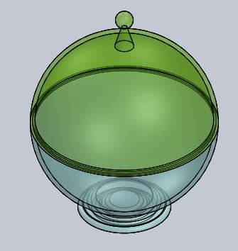 bowl 3D 프린트 모델 .c4d .max .obj .3ds .fbx .stl .blend 