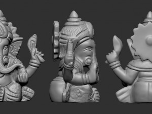 ganesha for 3d printing 3D मॉडल