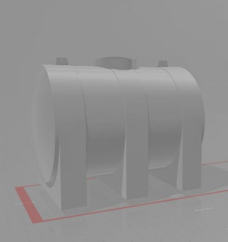 water tanker 3D Модель .c4d .max .obj .3ds .fbx .stl .blend 