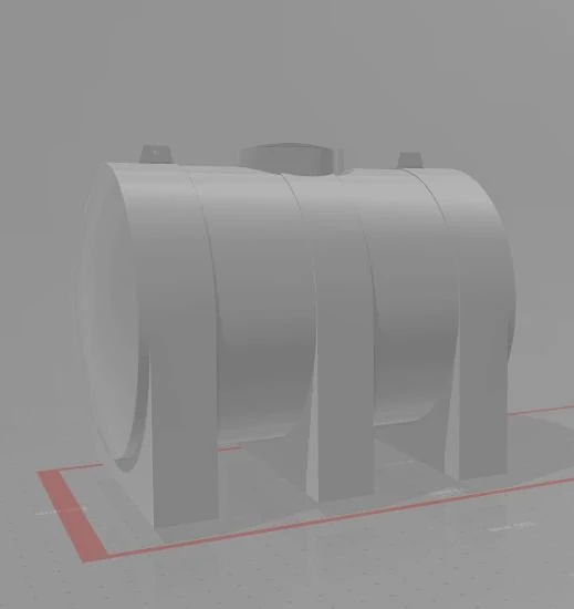 water tanker 3D Model .c4d .max .obj .3ds .fbx .stl .blend