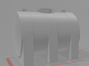 water tanker 3D Модель