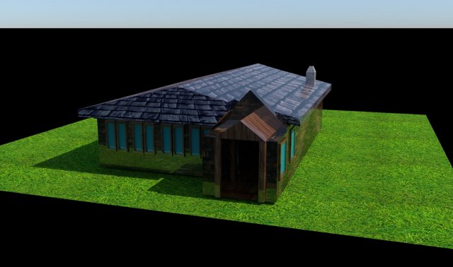 furnished home-casa amueblada 3D Model .c4d .max .obj .3ds .fbx .stl .blend 
