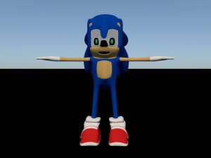 sonic 3D 模型