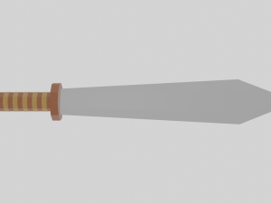 sword lowpoly Modelo 3D