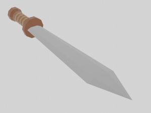 sword lowpoly 3D Model