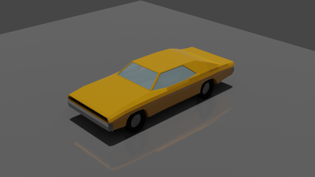 lowpole dodge Modelo 3D .c4d .max .obj .3ds .fbx .stl .blend 