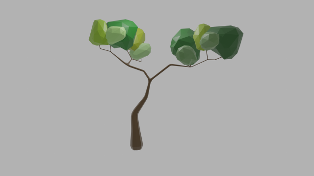 lowpoly trees 3Dモデル .c4d .max .obj .3ds .fbx .stl .blend 