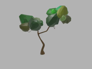 lowpoly trees 3D Model
