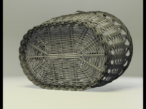 wicker basket Modelo 3D
