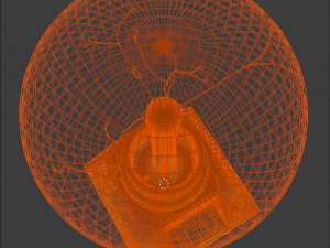 plasma globe in blender 3D Модель