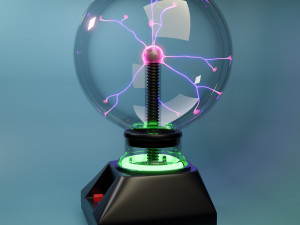 plasma globe in blender 3D Модель