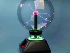 plasma globe in blender 3D Model