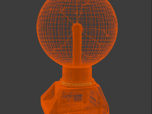 plasma globe in blender 3D Модель