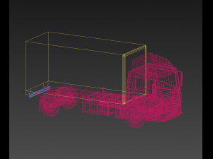 truck cargo pharmaceutical reagent cart small truck 3D Модель