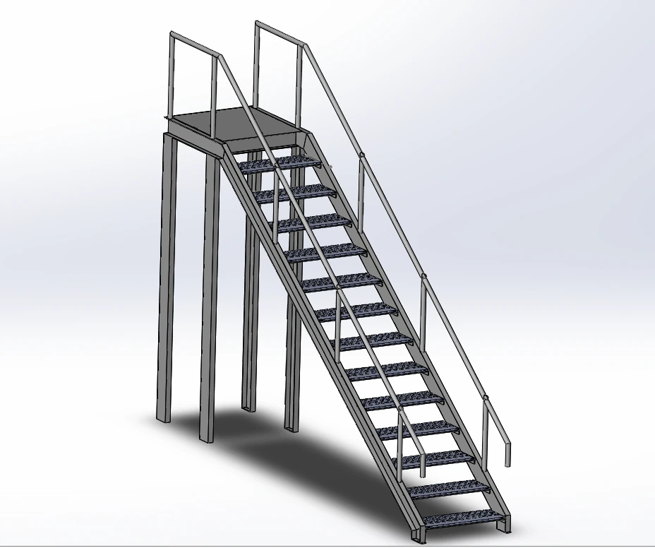 stair case 3D Model .c4d .max .obj .3ds .fbx .stl .blend