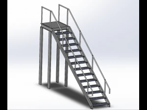 cage d'escalier Modèle 3D