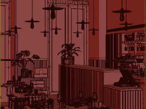 restauracja prado w Lizbonie do renderowania 3dmax i korony Model 3D