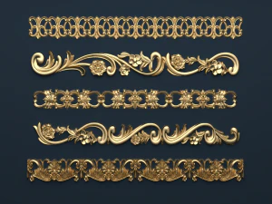 클래식 장식 장식품 v-01 3D 모델