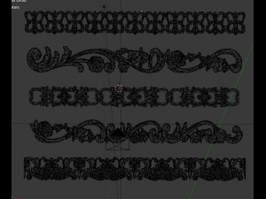 classic decor ornament v-01 Modelo 3D