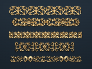 classic decor ornament v-02 3D-Modell