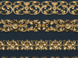 classic decor ornament v-02 3D-Modell