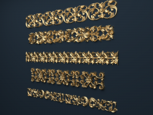 classic decor ornament v-02 3D-Modell