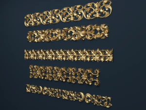 classic decor ornament v-02 3D Model