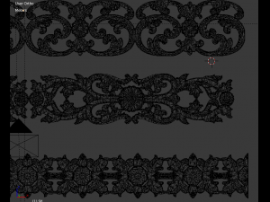 classic decor ornament v-02 3D-Modell
